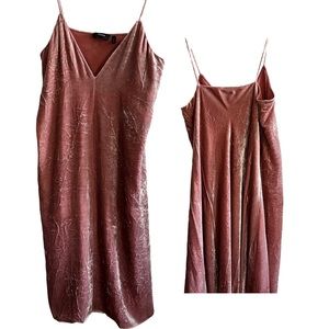 Beautiful Pink Velvet Theory Dress - Size 8